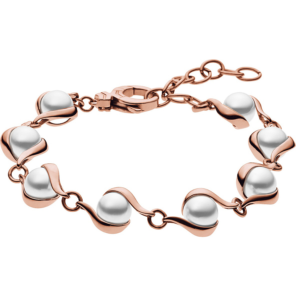 Skagen Agnethe Crystal Pearl Bracelet Rose Gold Skagen Other Fashion Accessories