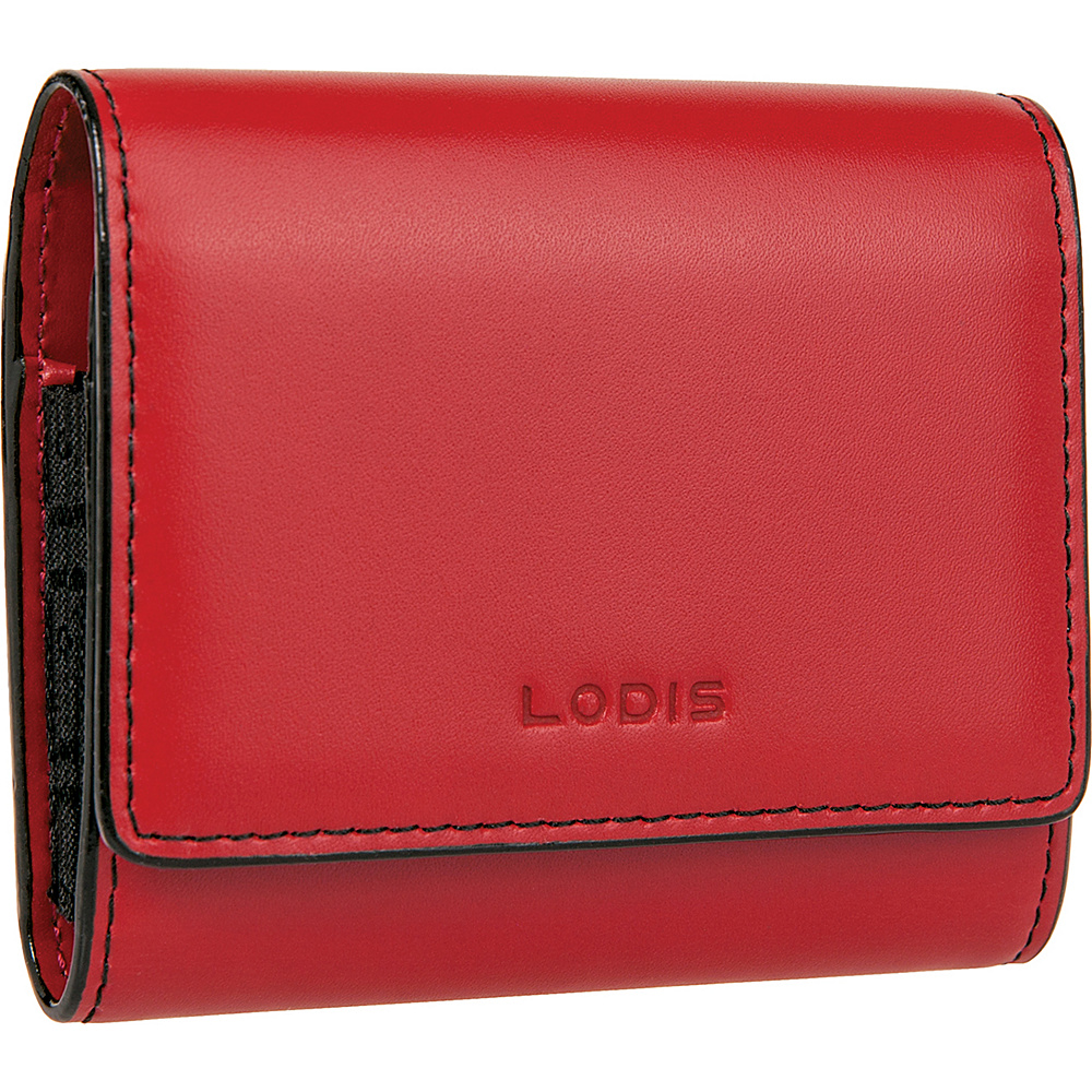 Lodis Audrey Accordion Card Case Red Lodis Ladies Small Wallets