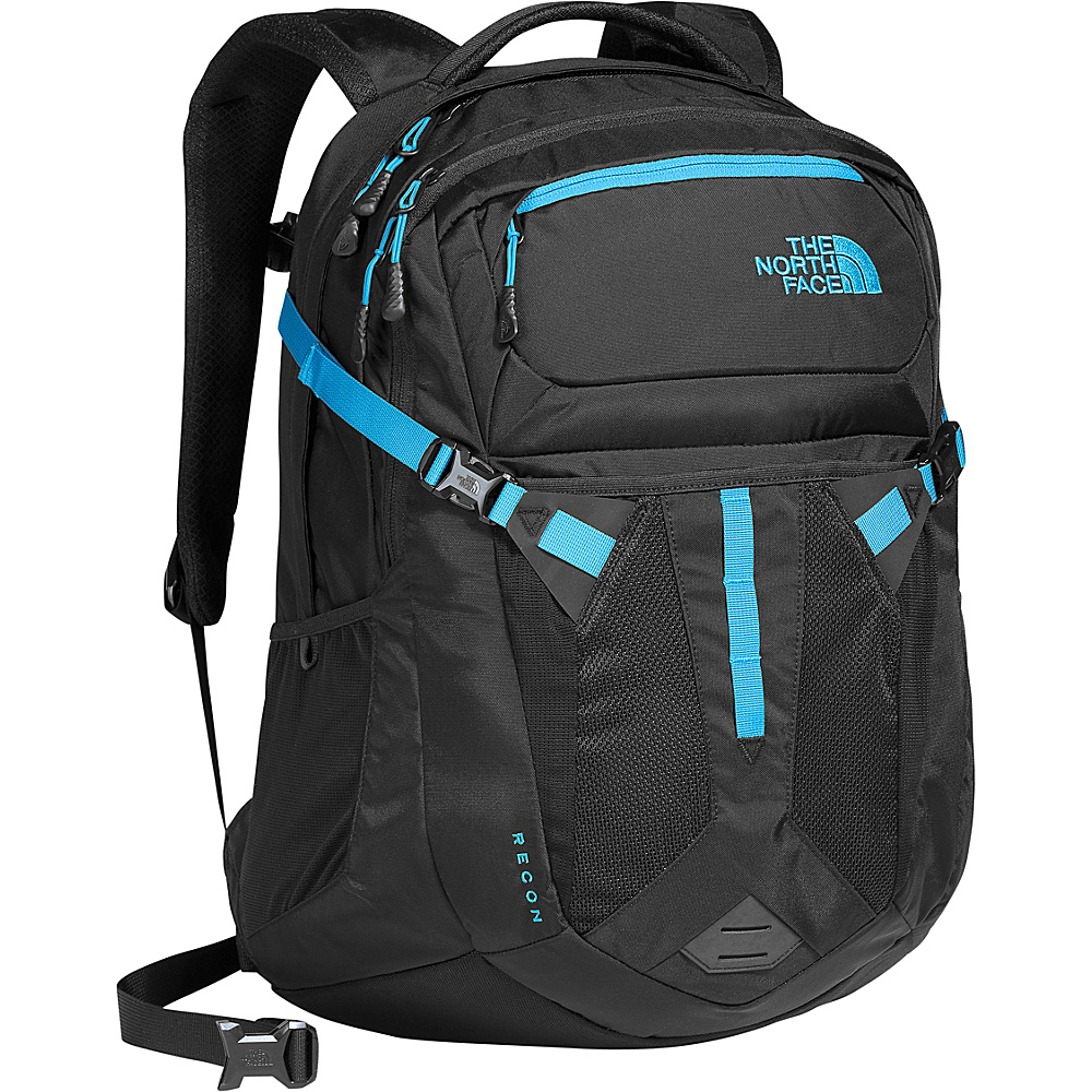 The North Face Recon Laptop Backpack Tnf Black Hyper Blue The North Face Business Laptop Backpacks