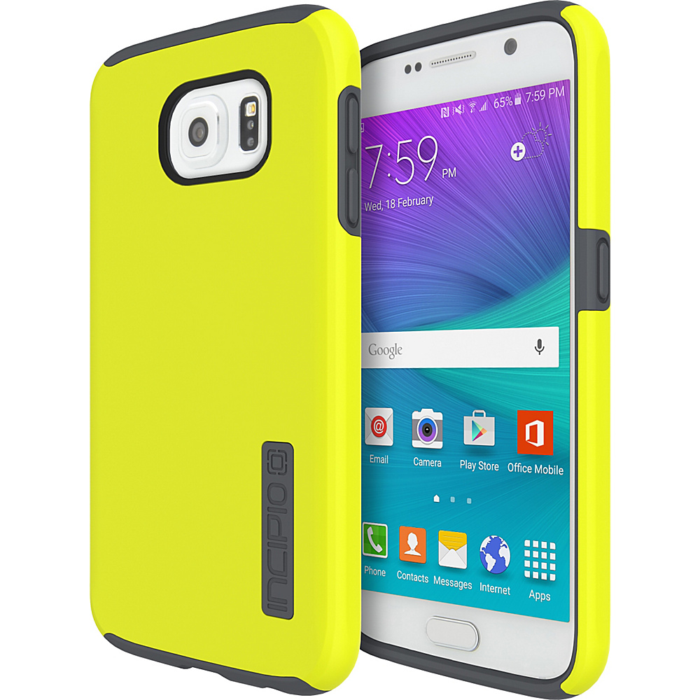 Incipio DualPro for Samsung Galaxy S6 Lime Charcoal Incipio Electronic Cases