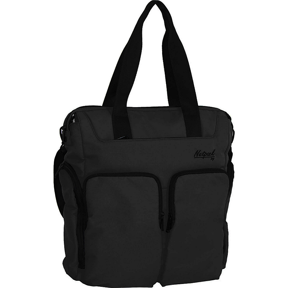 Netpack Soft Lightweight Travel Organizer Tote Black Netpack All Purpose Totes
