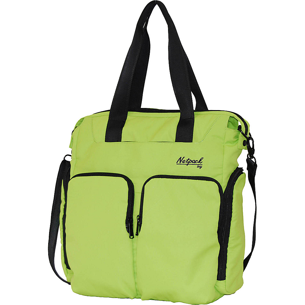 Netpack Soft Lightweight Travel Organizer Tote Green Netpack All Purpose Totes