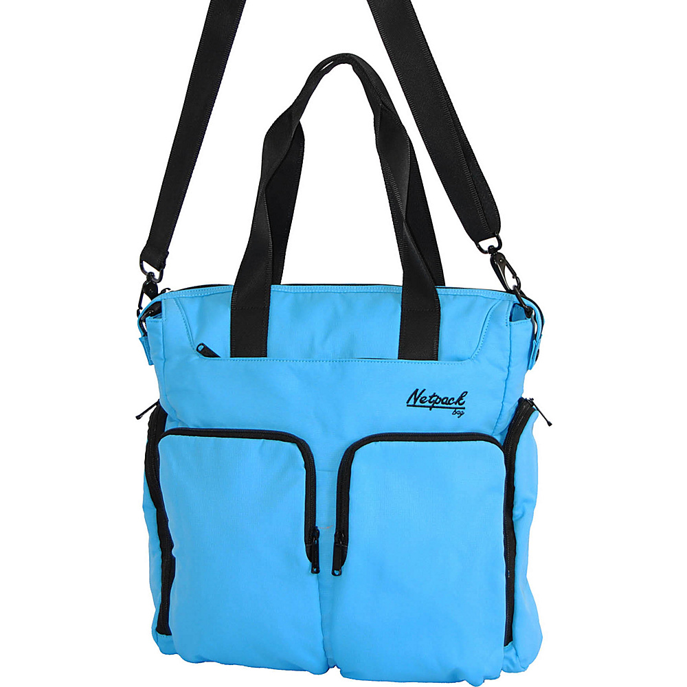 Netpack Soft Lightweight Travel Organizer Tote Blue Netpack All Purpose Totes
