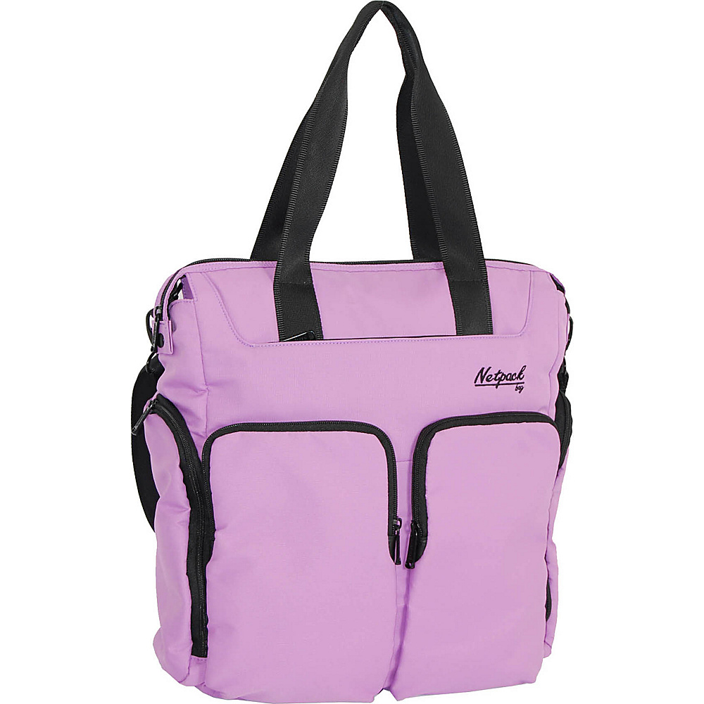 Netpack Soft Lightweight Travel Organizer Tote Purple Netpack All Purpose Totes