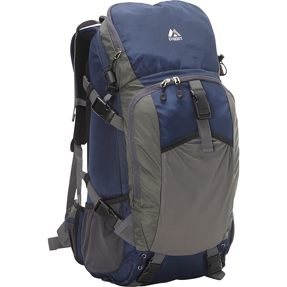 Everest Expedition Hiking Pack Navy Gray Everest Day Hiking Backpacks