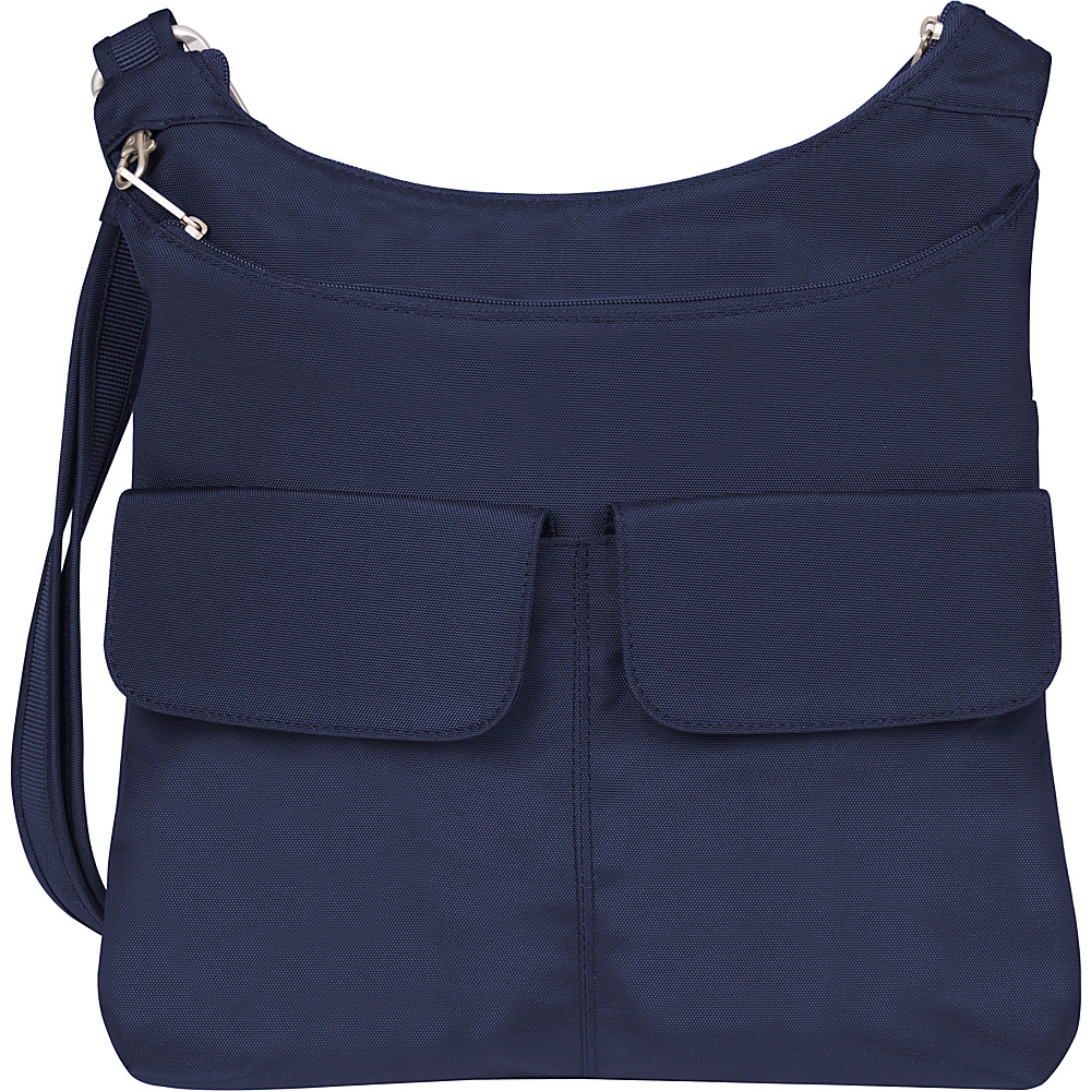 Travelon Anti Theft Classic Multi pocket Crossbody Midnight Travelon Fabric Handbags