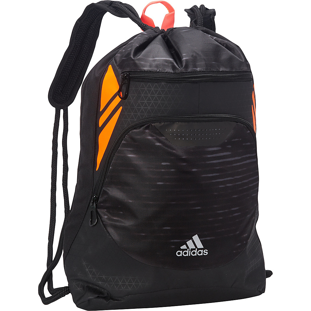 adidas Ultimate Menace II Sackpack Illuminated Solar Orange adidas School Day Hiking Backpacks