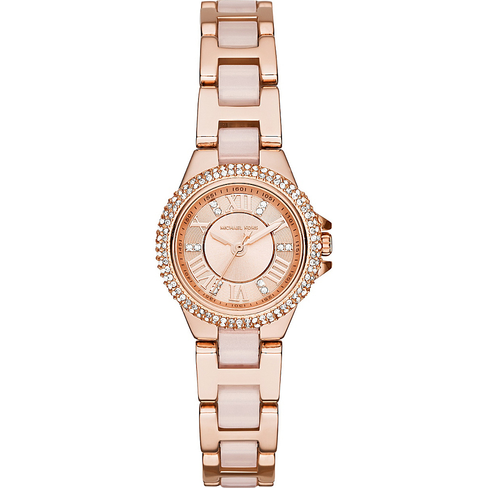Michael Kors Watches Petite Camille Three Hand Acetate Watch Rose Gold Michael Kors Watches Watches