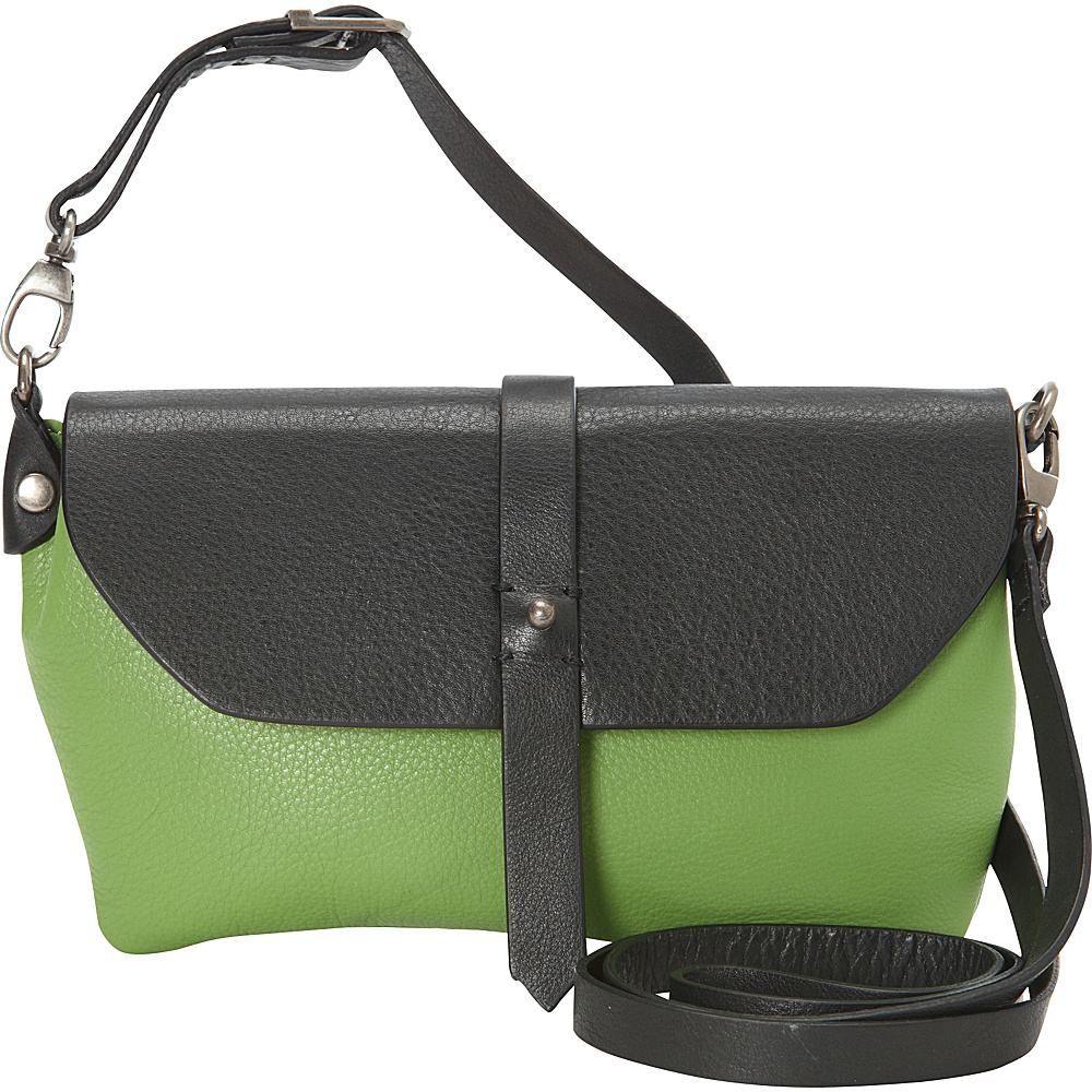 Hadaki Primavera Cross body Piquat Green Hadaki Leather Handbags