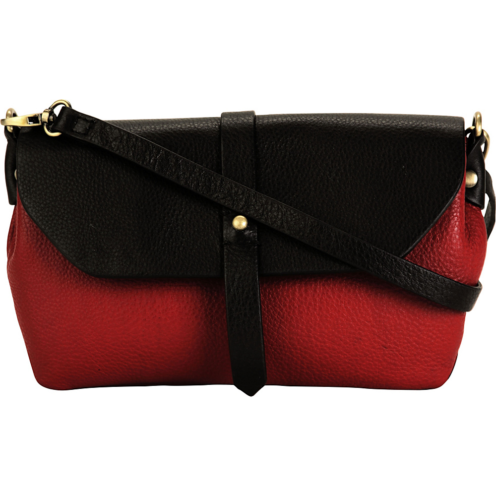 Hadaki Primavera Cross body Deep Red Hadaki Leather Handbags