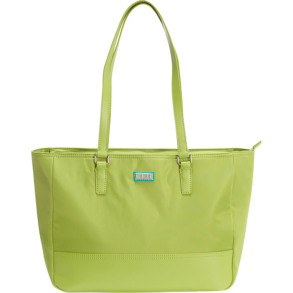 Hadaki Cassandra Tote Piquat Green Hadaki Fabric Handbags