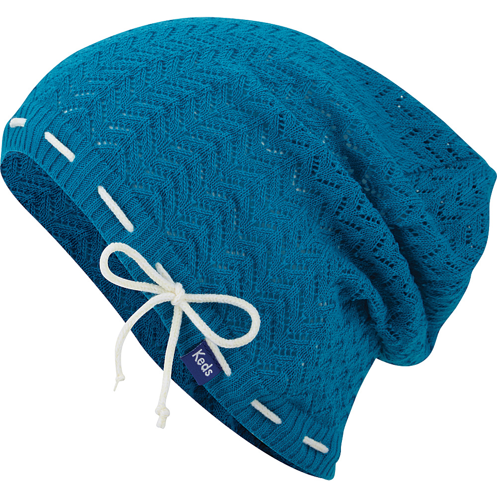Keds Solid Slouch Beanie Vivid Blue Keds Hats Gloves Scarves