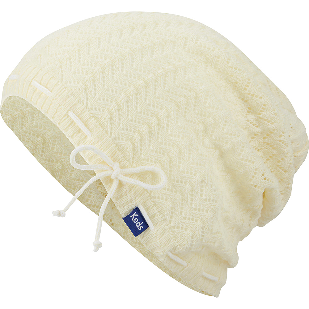 Keds Solid Slouch Beanie Off White Keds Hats Gloves Scarves