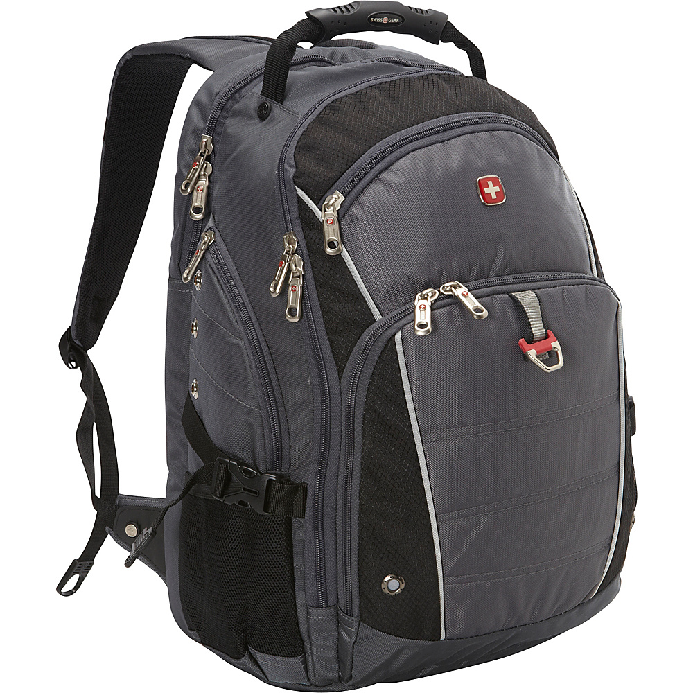 SwissGear Travel Gear Computer Backpack 3295 Grey with Black SwissGear Travel Gear Business Laptop Backpacks