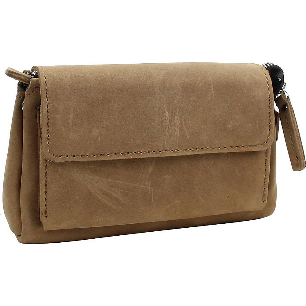 Vagabond Traveler 8.5 Large Leather Clutch Bag Nature Brown Vagabond Traveler Leather Handbags