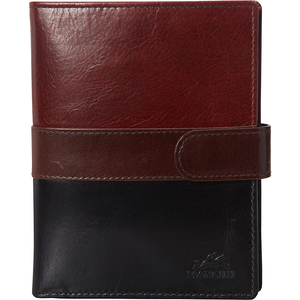 Mancini Leather Goods RFID Passport Wallet eBags Exclusive Multi color Mancini Leather Goods Travel Wallets