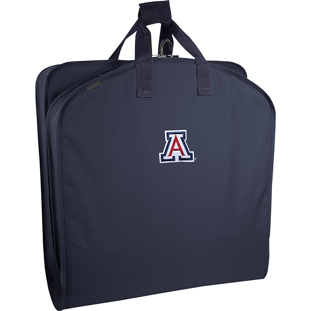 Wally Bags Arizona Wildcats 40 Suit Length Garment Bag with Handles Navy Wally Bags Garment Bags