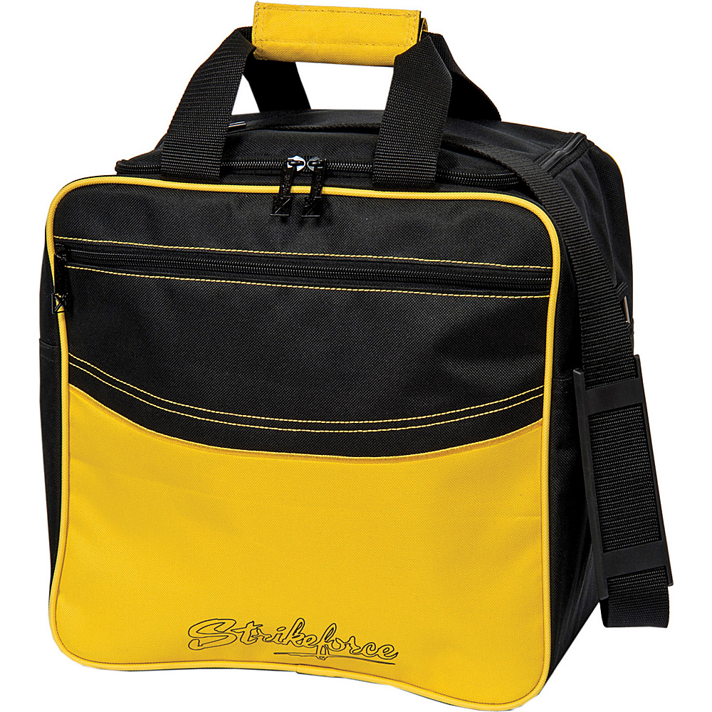 KR Strikeforce Bowling Kolors Single Tote Bag Yellow Black KR Strikeforce Bowling Bowling Bags