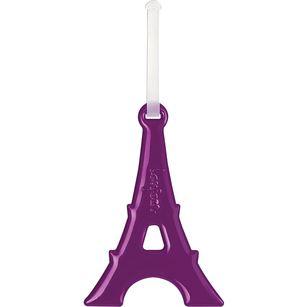 pb travel Alife Design Eiffel Tower Luggage Tags Purple pb travel Luggage Accessories