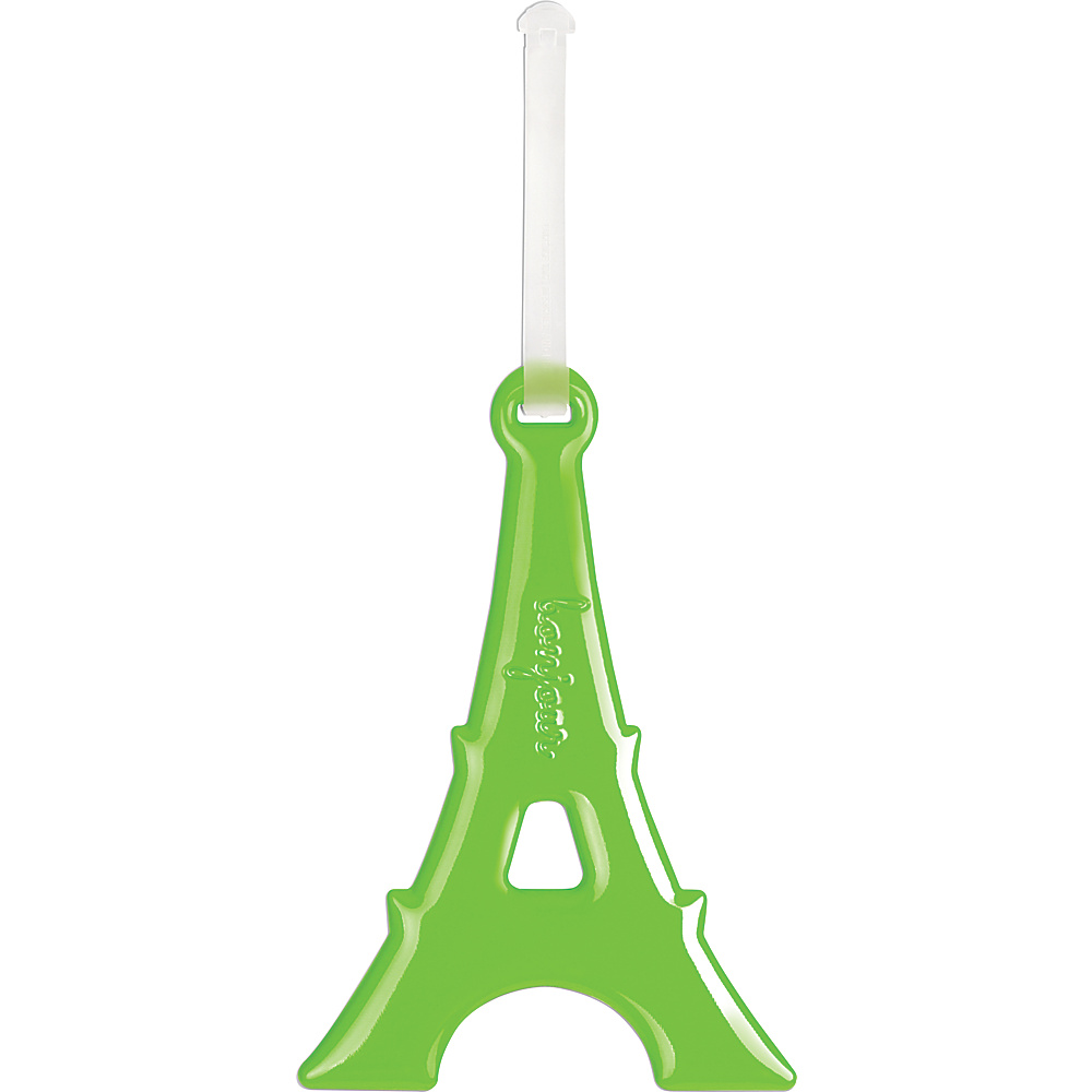 pb travel Alife Design Eiffel Tower Luggage Tags Green pb travel Luggage Accessories