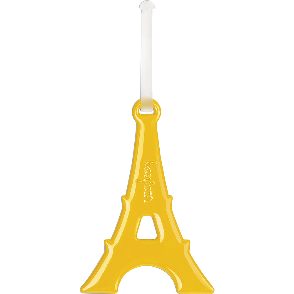pb travel Alife Design Eiffel Tower Luggage Tags Yellow pb travel Luggage Accessories