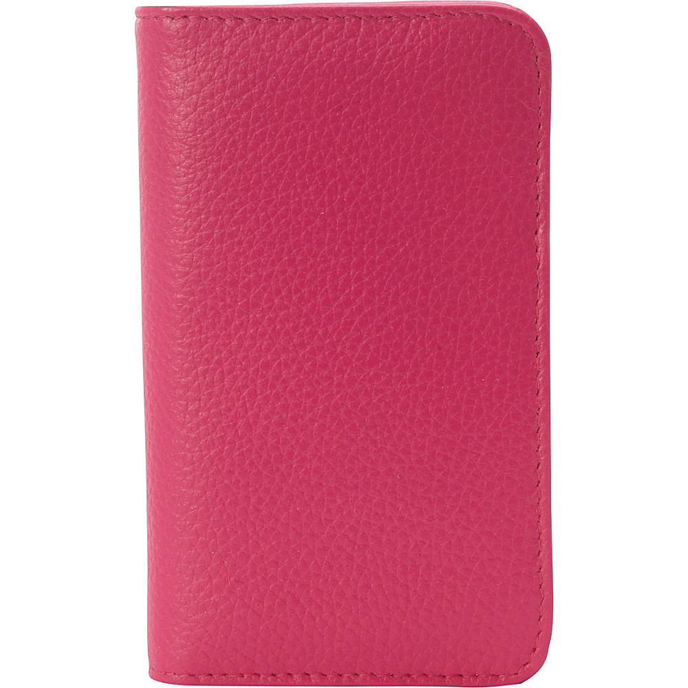 Buxton Hudson Pik Me Up Snap Card Case Exclusive Colors Fuchsia Pink Buxton Ladies Key Card Coins Cases