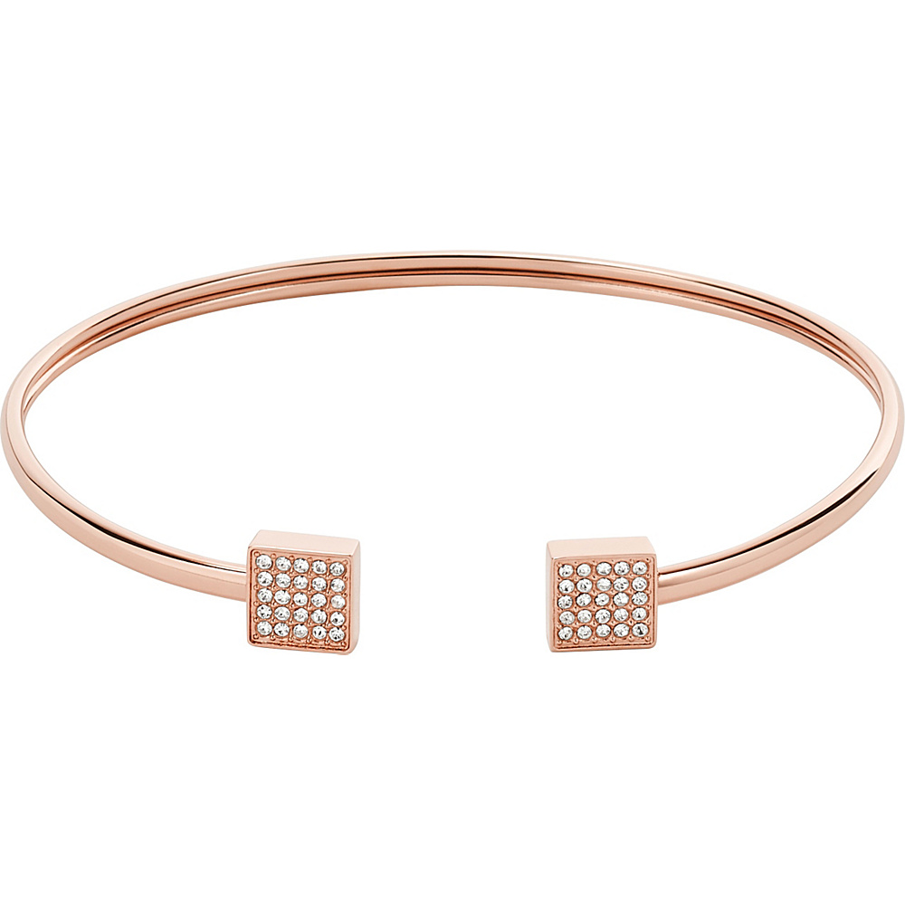UPC 796483184183 product image for Fossil Flex Open Cuff Rose Gold - Fossil Jewelry | upcitemdb.com
