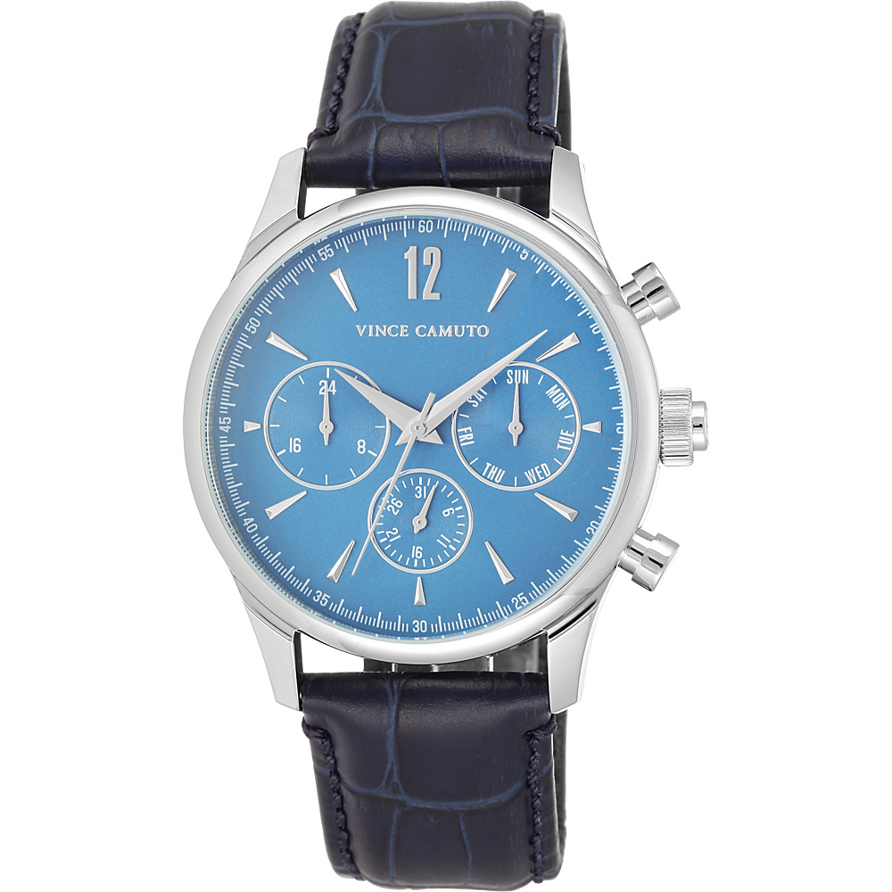 Vince Camuto Watches The Chairman Watch Light Blue Silver Navy Vince Camuto Watches Watches