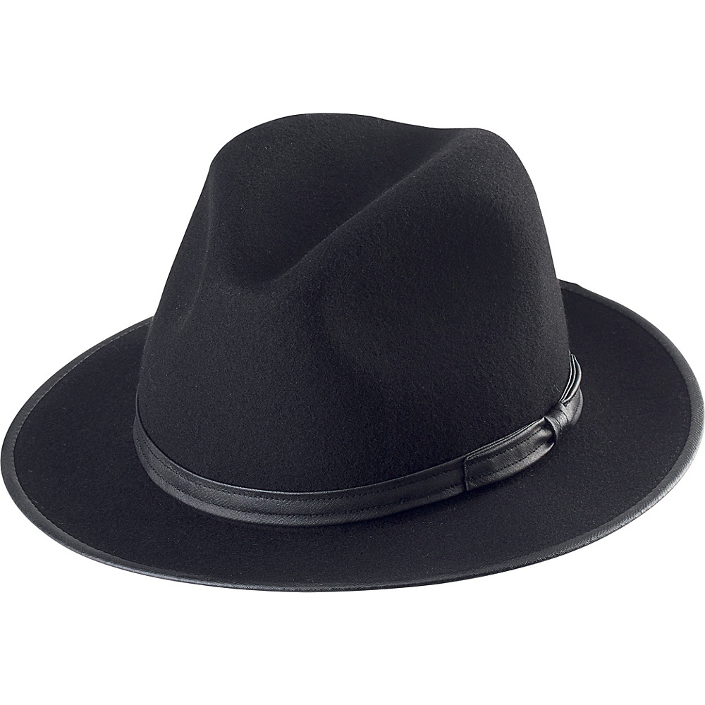 San Diego Hat Adjustable Fedora Black San Diego Hat Hats Gloves Scarves
