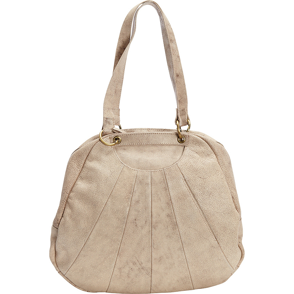 Latico Leathers Eden Shoulder Bag Crackle White Latico Leathers Leather Handbags