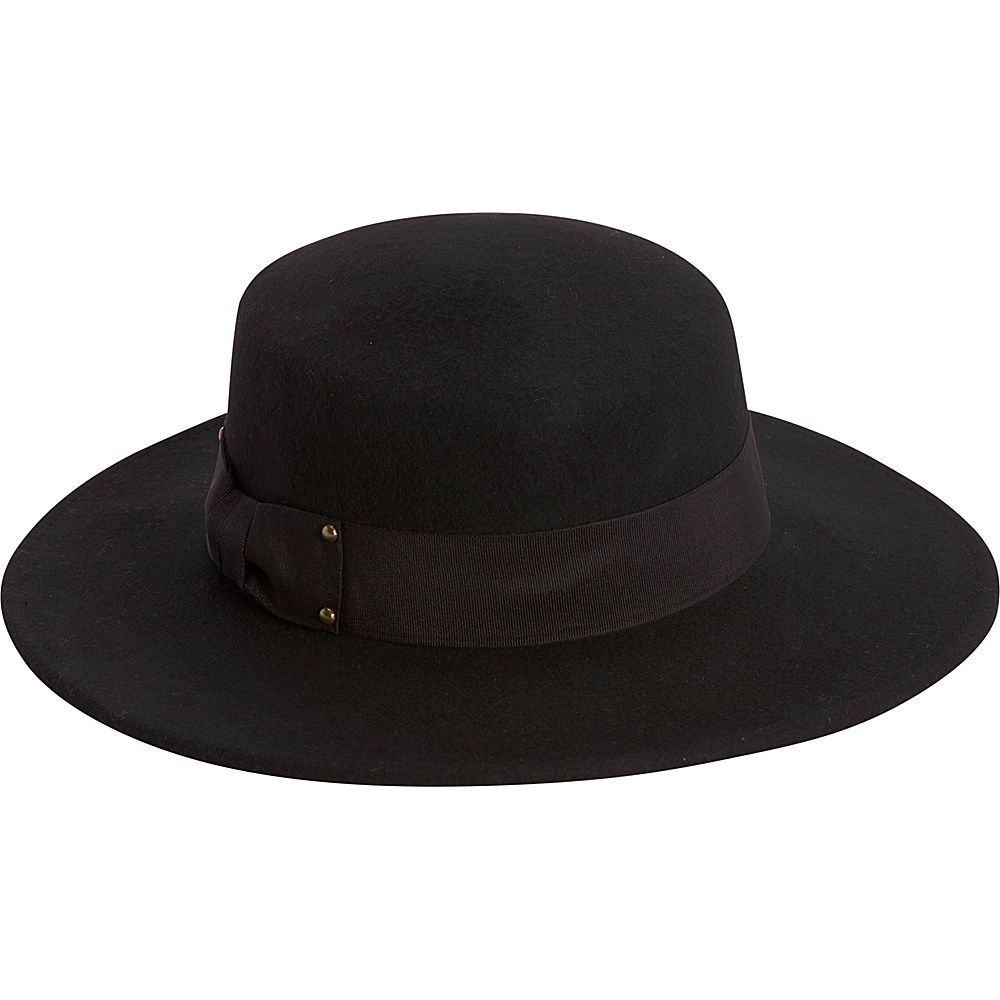 Adora Hats Wool Felt Gambler Hat Black Adora Hats Hats