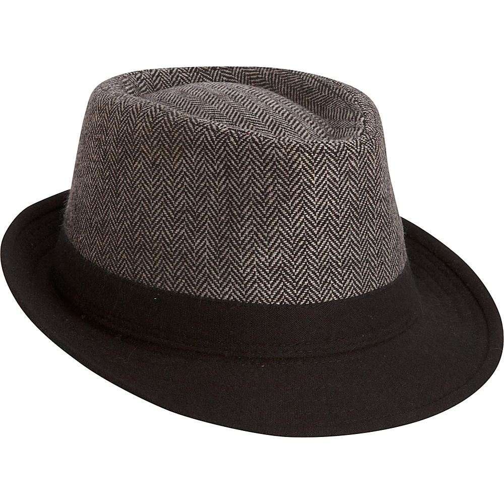 Adora Hats Polyester Fedora Black Adora Hats Hats Gloves Scarves