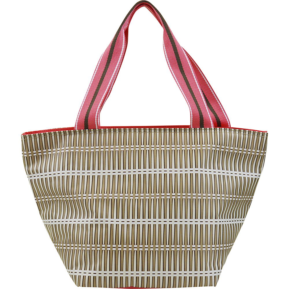 All For Color Lunch Bag Khaki Rattan All For Color Travel Coolers