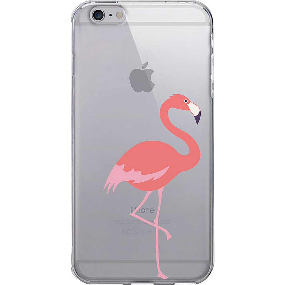 Centon Electronics OTM Clear iPhone 6 Plus Case Critter Prints Flamingo Centon Electronics Electronic Cases