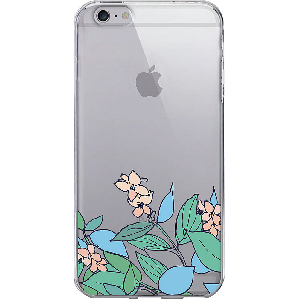 Centon Electronics OTM Clear iPhone 6 Plus Case Floral Prints Pastel V2 Centon Electronics Electronic Cases