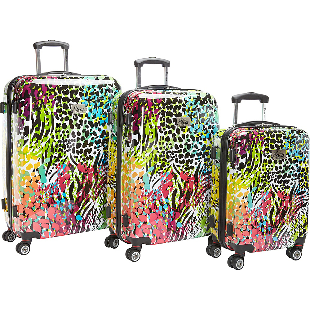 Chariot Color Fusion 3Pc Luggage Set Color Chariot Luggage Sets