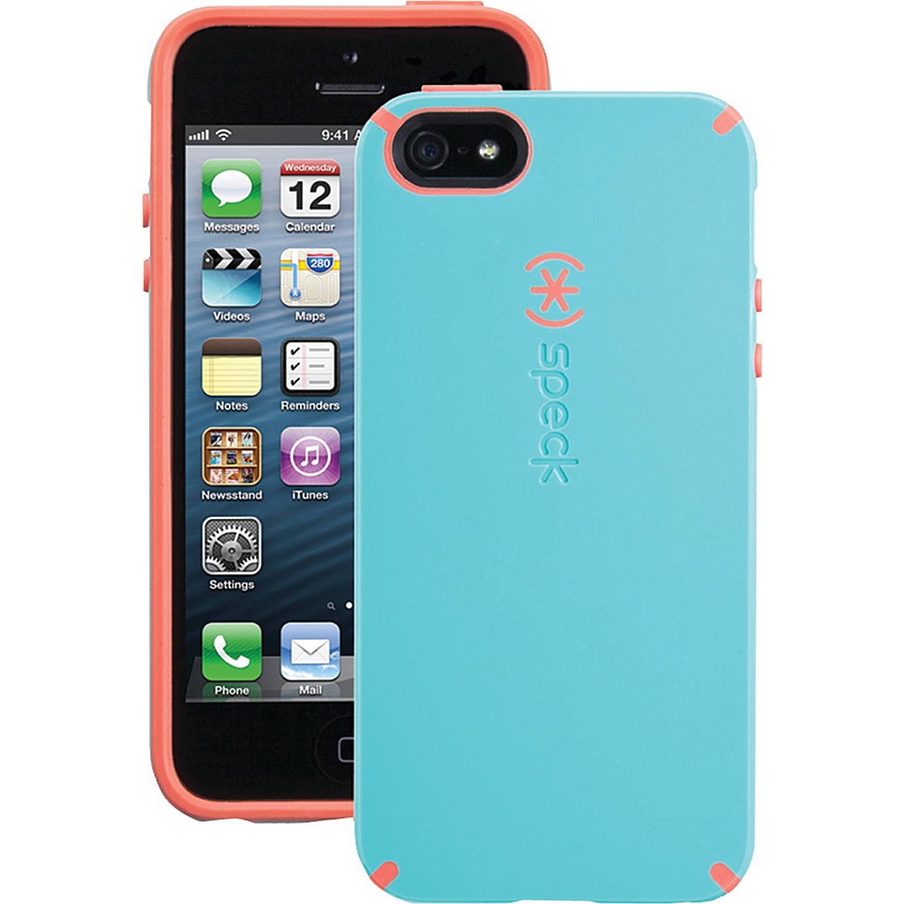 Speck iPhone SE 5 5s Candyshell Case Pool Blue Wild Salmon Pink Speck Personal Electronic Cases