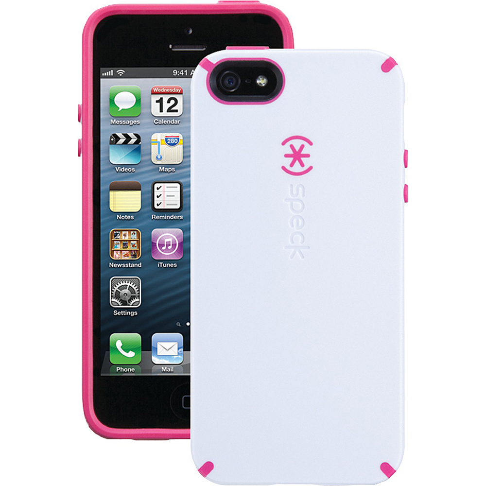 Speck iPhone SE 5 5s Candyshell Case White Raspberry Speck Personal Electronic Cases