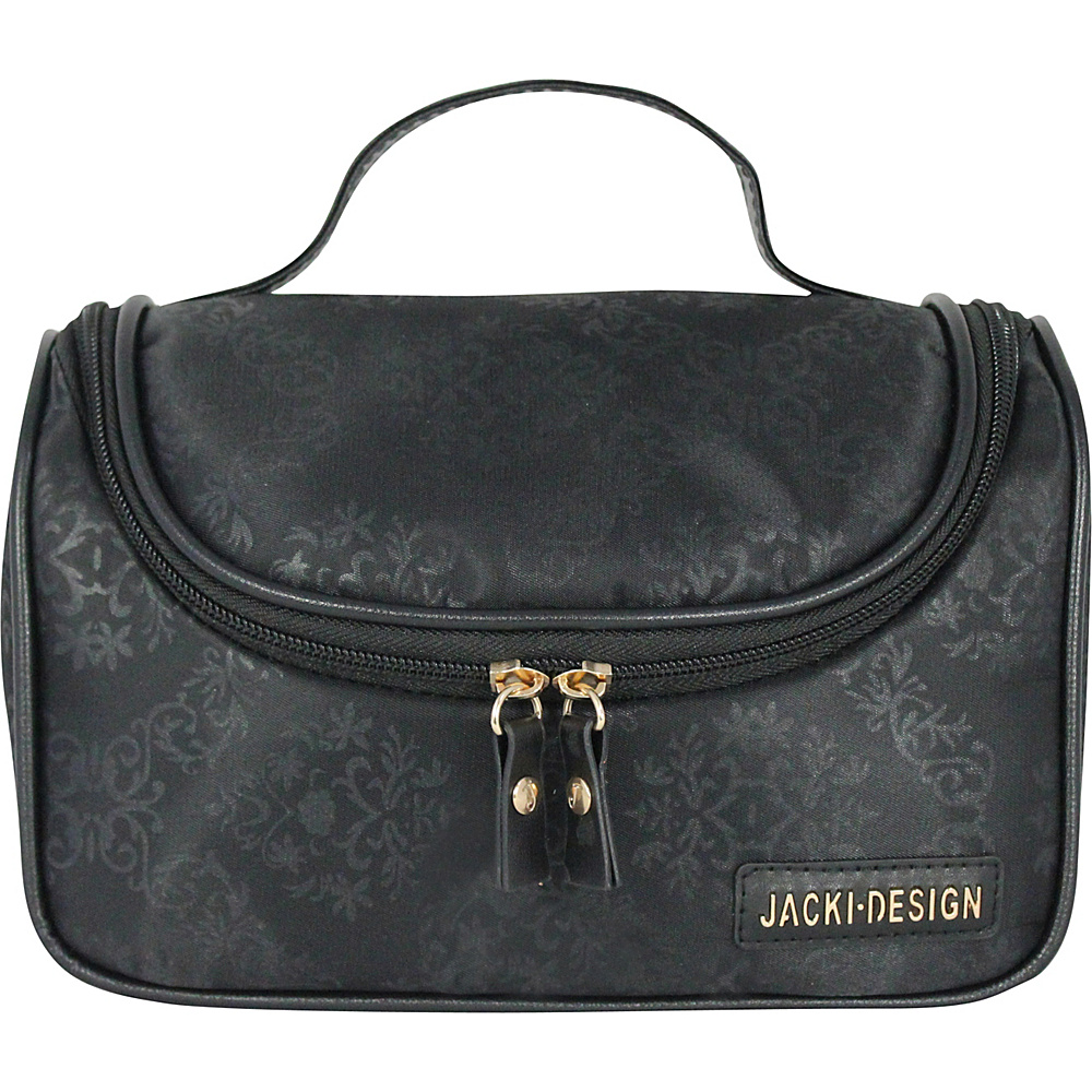 Jacki Design New Essential Travel Bag with Hanger Black Jacki Design Toiletry Kits
