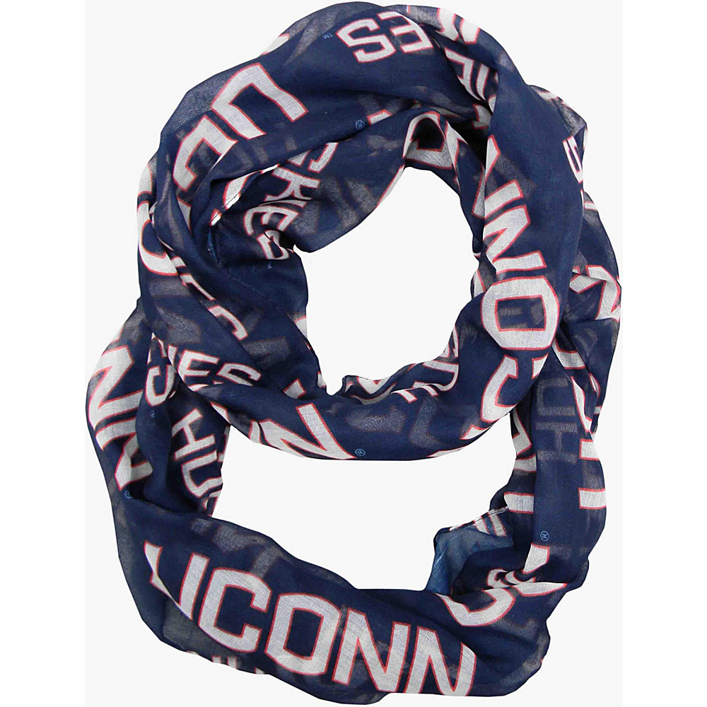 Littlearth Sheer Infinity Scarf AAC Teams Connecticut U of Littlearth Hats Gloves Scarves