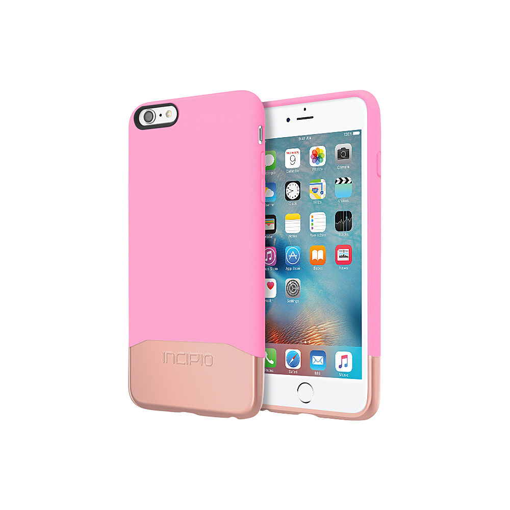 Incipio Edge Chrome for iPhone 6 6s Plus Pink Rose Gold Incipio Electronic Cases