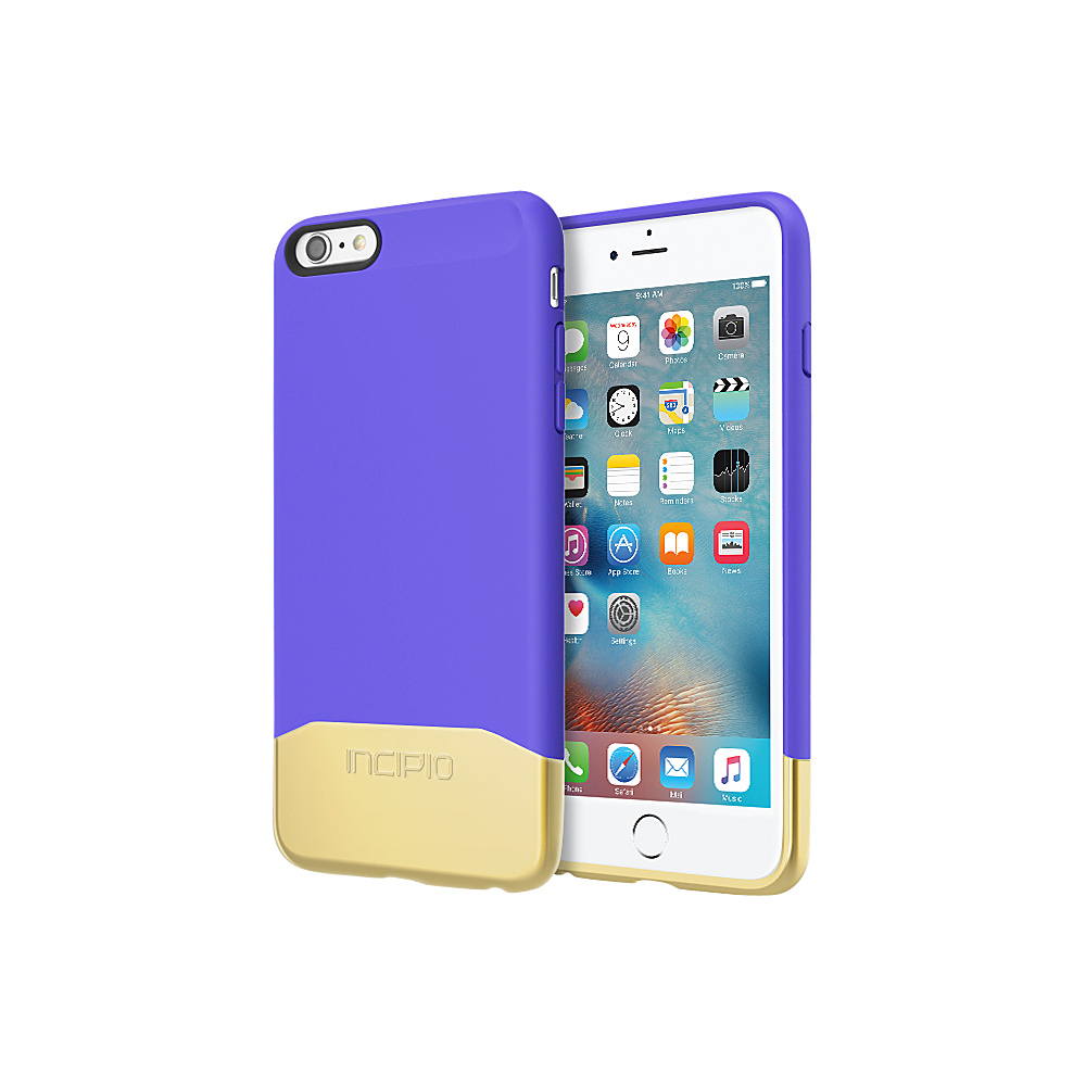 Incipio Edge Chrome for iPhone 6 6s Plus Purple Gold Incipio Electronic Cases