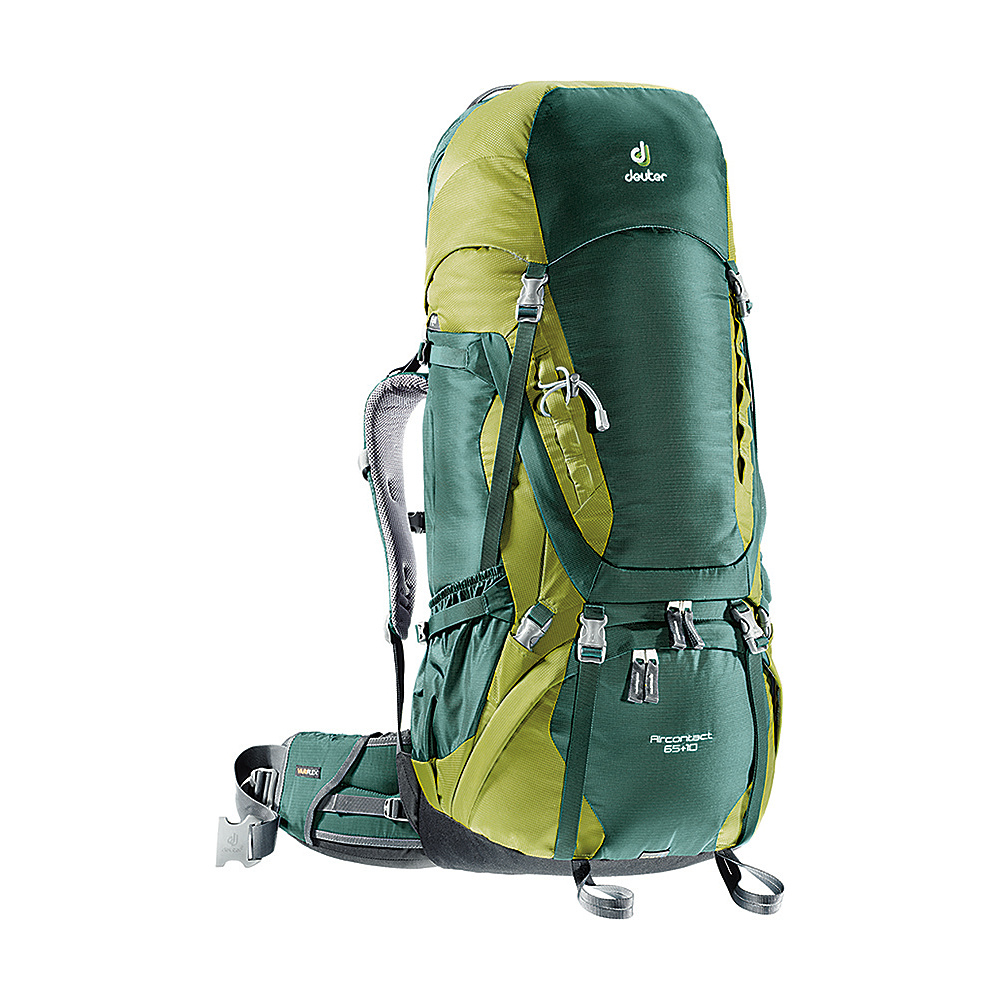 Deuter Aircontact 65 10 Hiking Backpack Forest Moss Deuter Day Hiking Backpacks