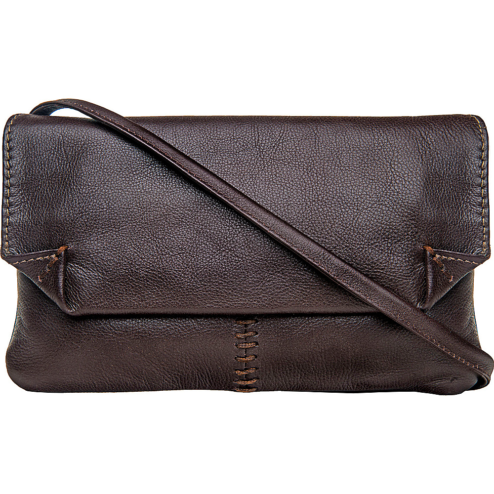 Hidesign Stitch Leather Handcrafted Cross Body Brown Hidesign Leather Handbags
