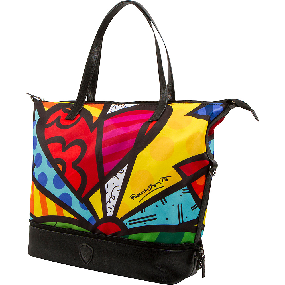 Heys America Britto A New Day Packaway Tote Multi Britto A New Day Heys America Fabric Handbags