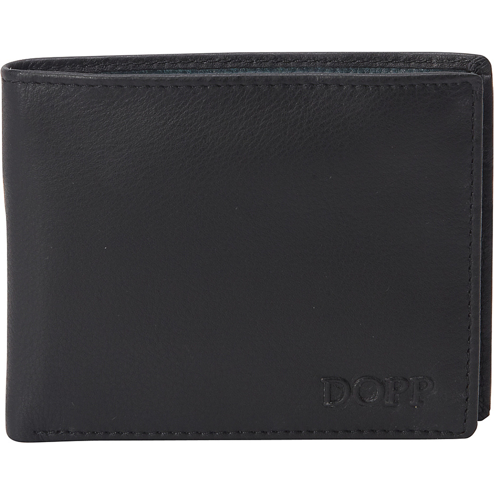Dopp Tribeca RFID Slimfold Black w Alpine Green Dopp Men s Wallets