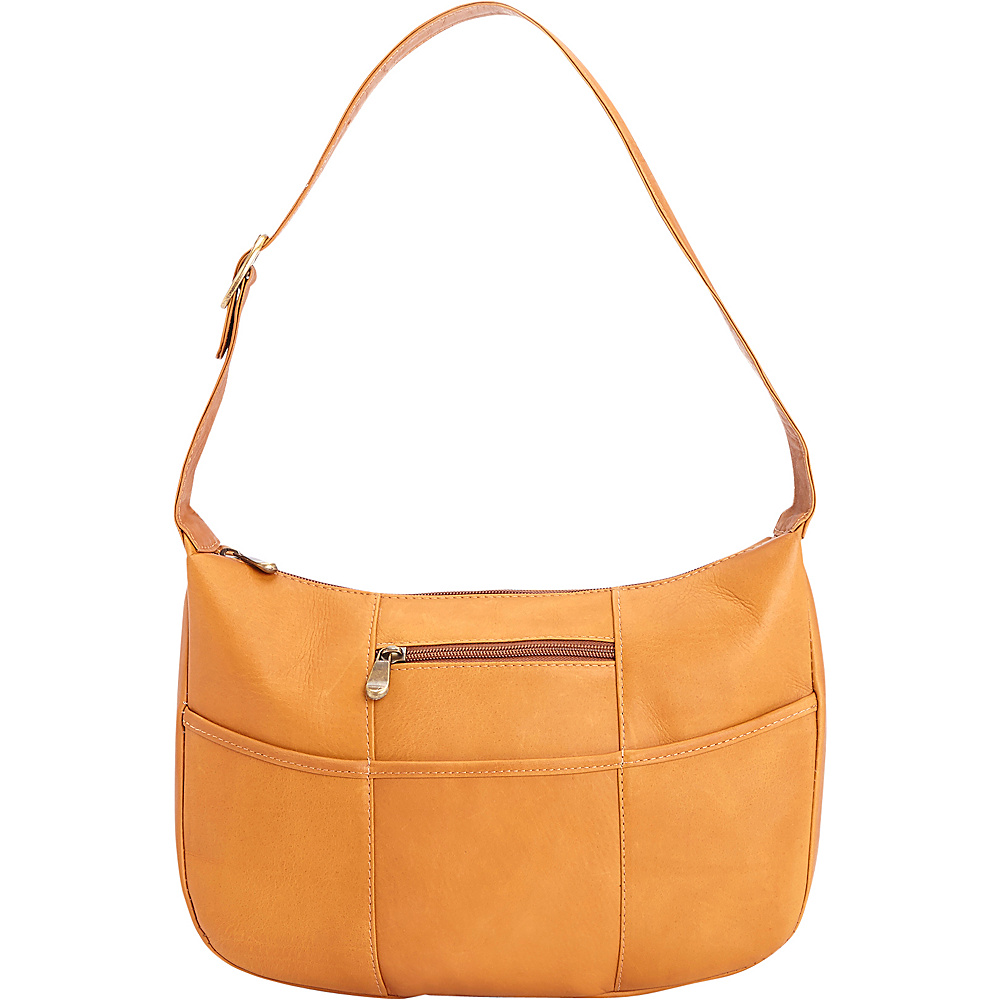 Royce Leather Women's Colombian Leather Shoulder Bag Tan - Royce Leather Leather Handbags