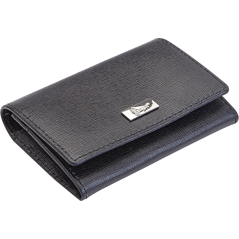 Royce Leather RFID Blocking Leather Business Card Case Black Royce Leather Business Accessories