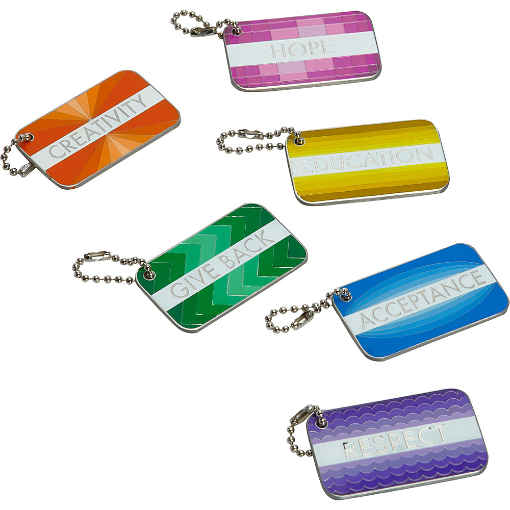 Sydney Paige Buy One Give One Statement Tag Set Metallic Sydney Paige Luggage Accessories