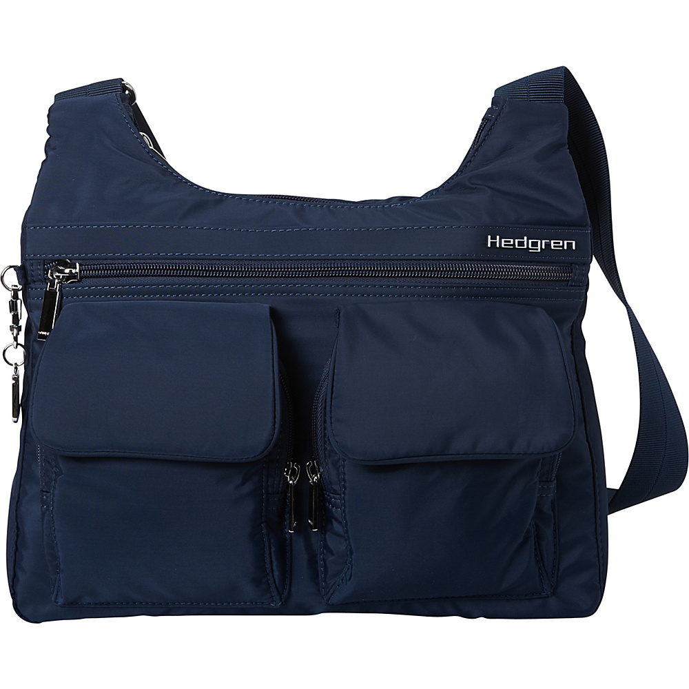 Hedgren Prarie Crossbody Bag Updated Dress Blue Hedgren Fabric Handbags